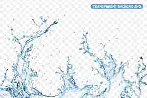 PSD transparent water