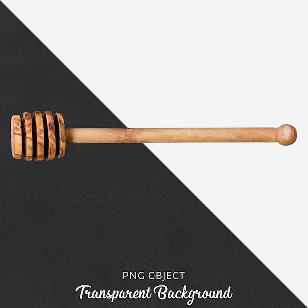 PSD transparent wooden honey stick