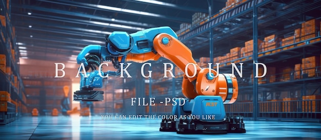 PSD transport robot in warehouse