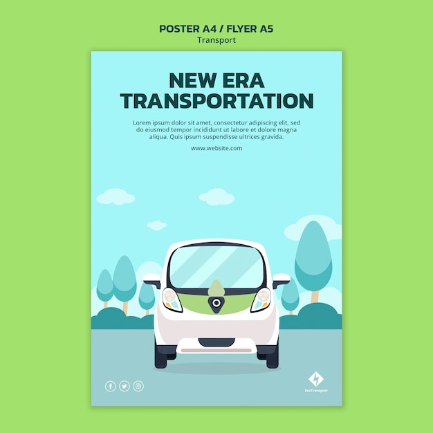 PSD transport template design