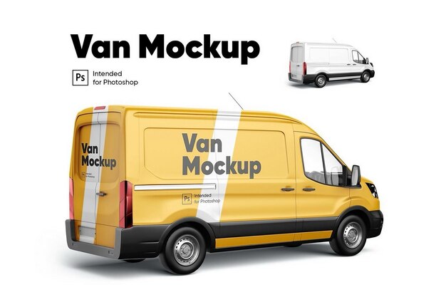 PSD transport van mockup