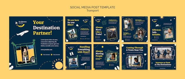 transportation service social media post