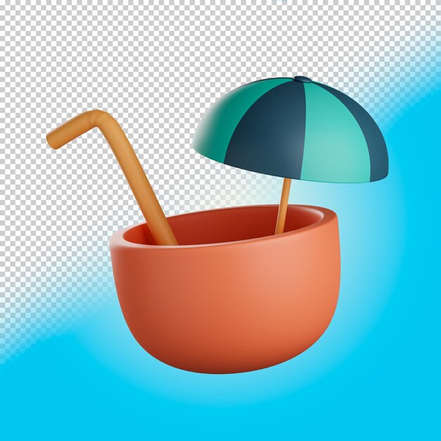 旅行の3Dアイコン