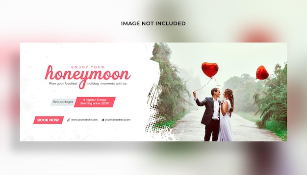 travel agency facebook cover and web banner psd template