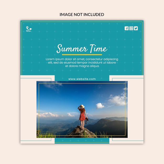 Travel Agency - Instagram Post Template 02