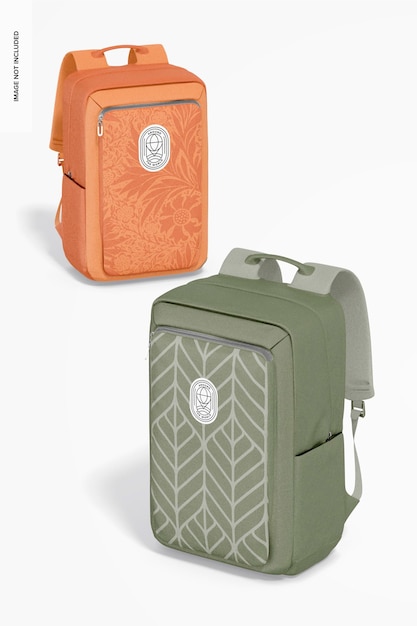 Travel Backpacks Mockup