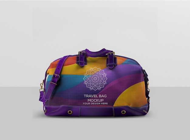 Travel bag mockup