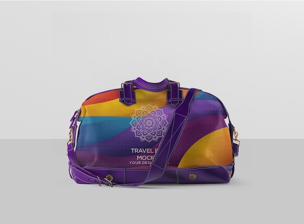 travel bag mockup