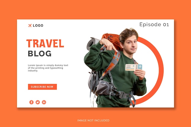 travel blog youtube thumbnail design