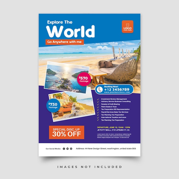 travel brochure design
