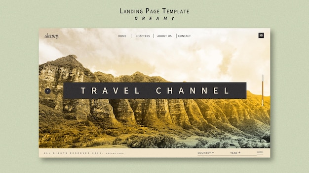 PSD travel channel landing page