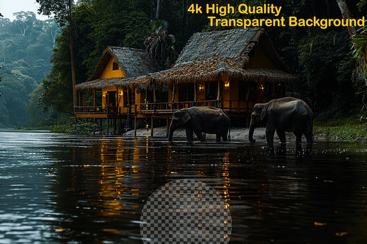 PSD a travel company specializing in sustainable and responsible tourism on transparent background