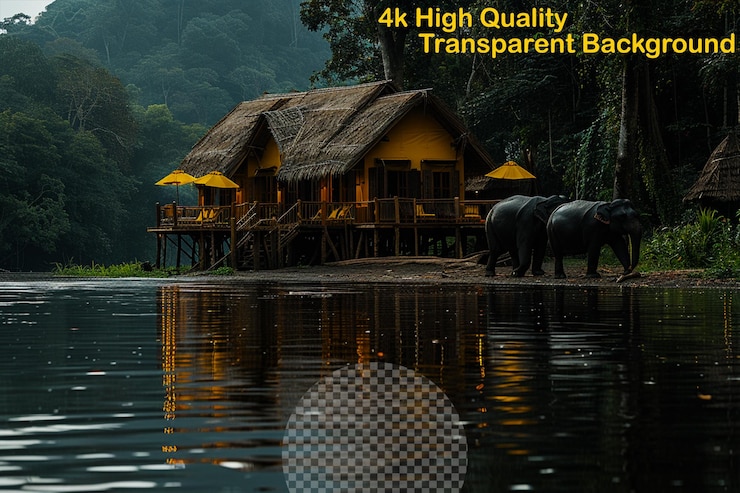 PSD a travel company specializing in sustainable and responsible tourism on transparent background