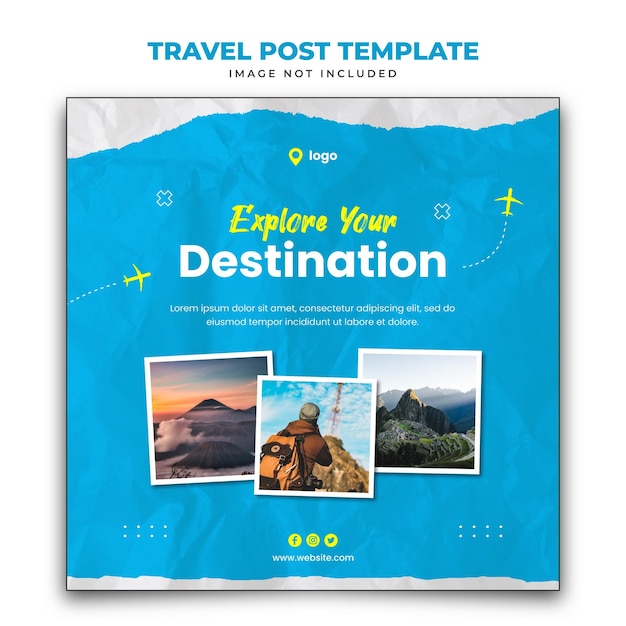 Travel Instagram Post Template