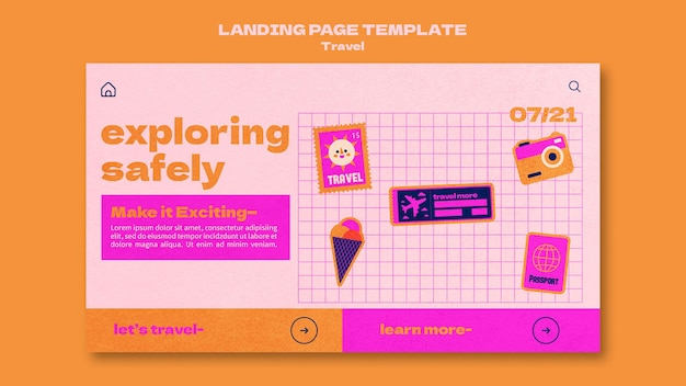 Travel landing page