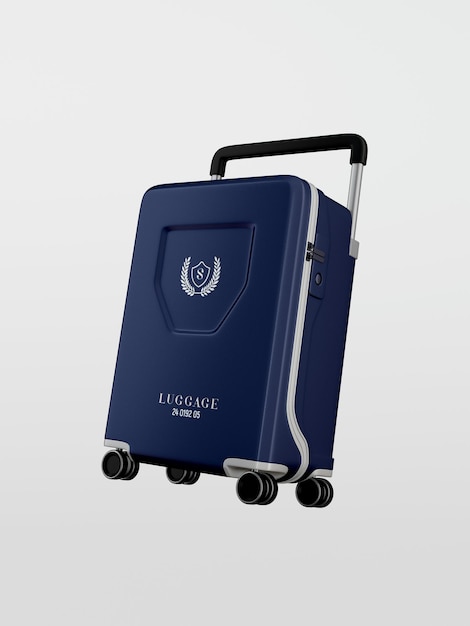 Travel luggage mockup