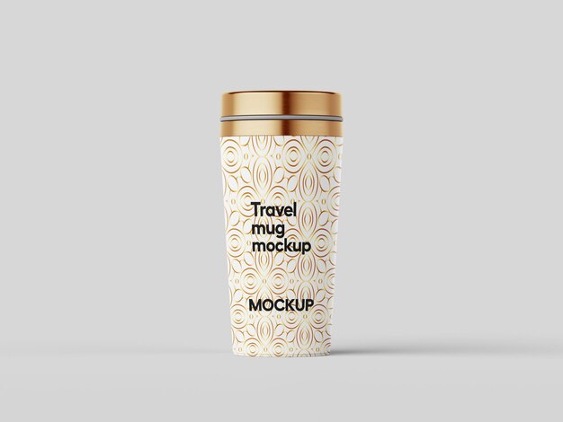 a travel mug mockup