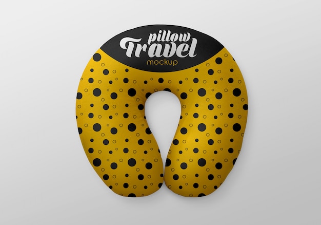 Travel Pillow Mockup