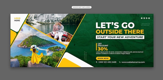 travel promotion banner template