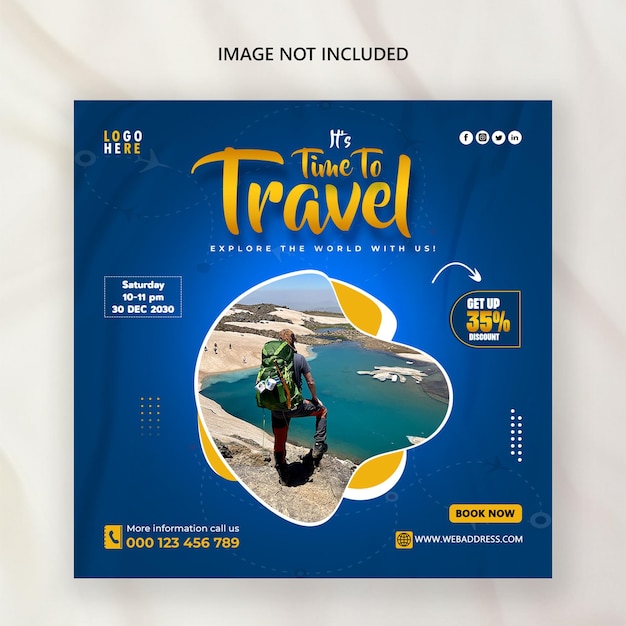 PSD travel social media post