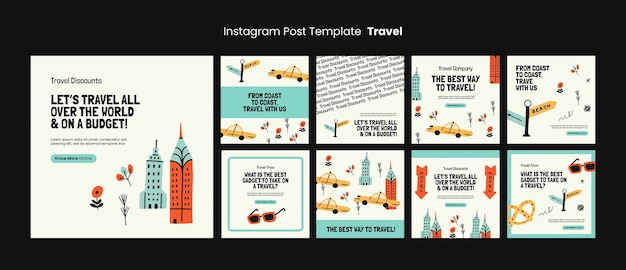 Travel  template design