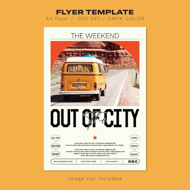 travel tour flyer