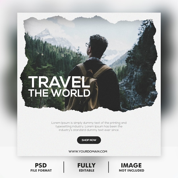 Travel tour post template