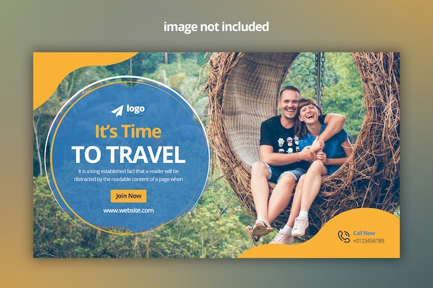 Travel web banner