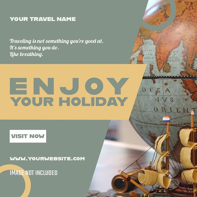 Traveling Instagram Post