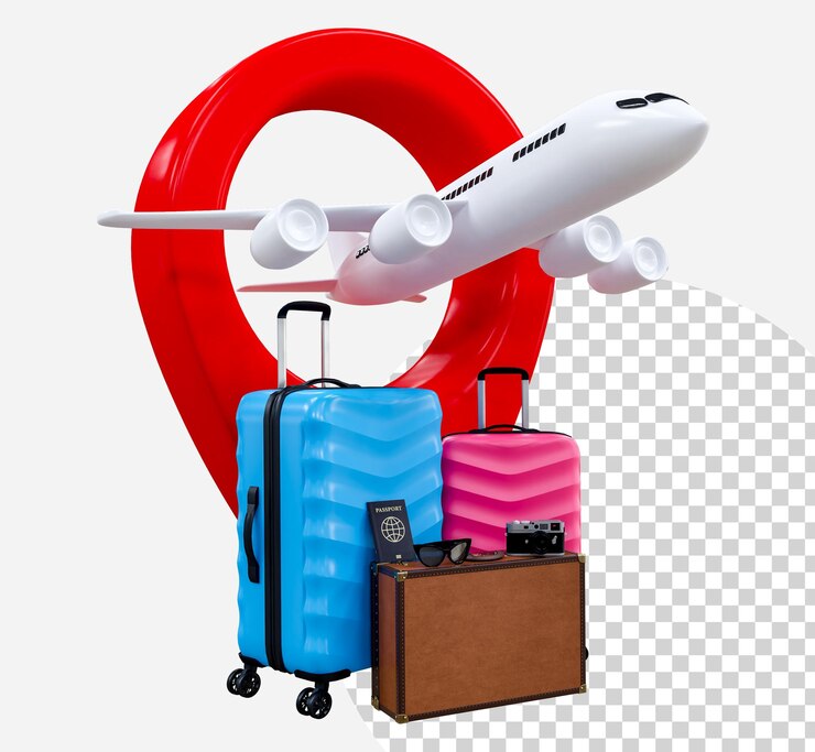 PSD traveling transport around the world concept travel tourism trip vacation holidays
