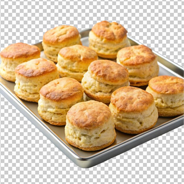 PSD tray of buttery scones