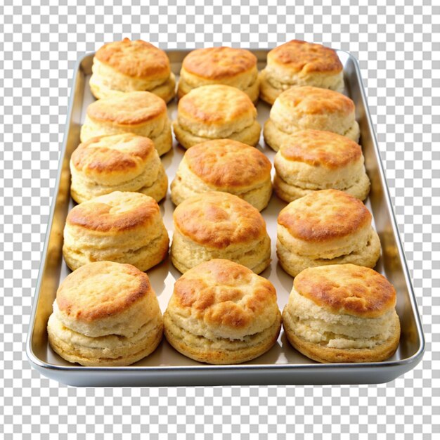 PSD tray of buttery scones