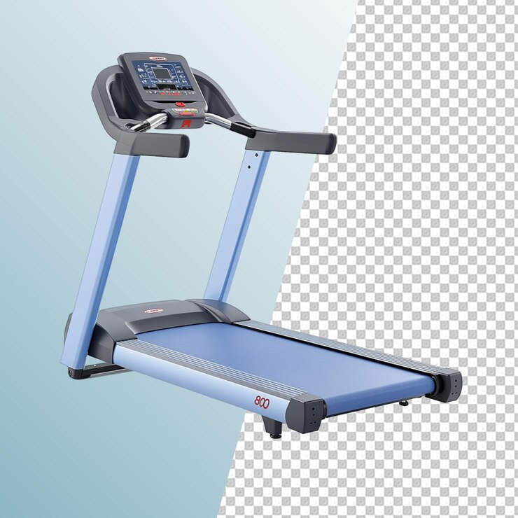 PSD treadmill on transparent background
