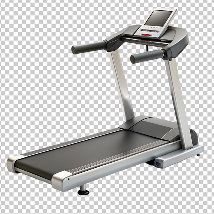 PSD treadmill on transparent background
