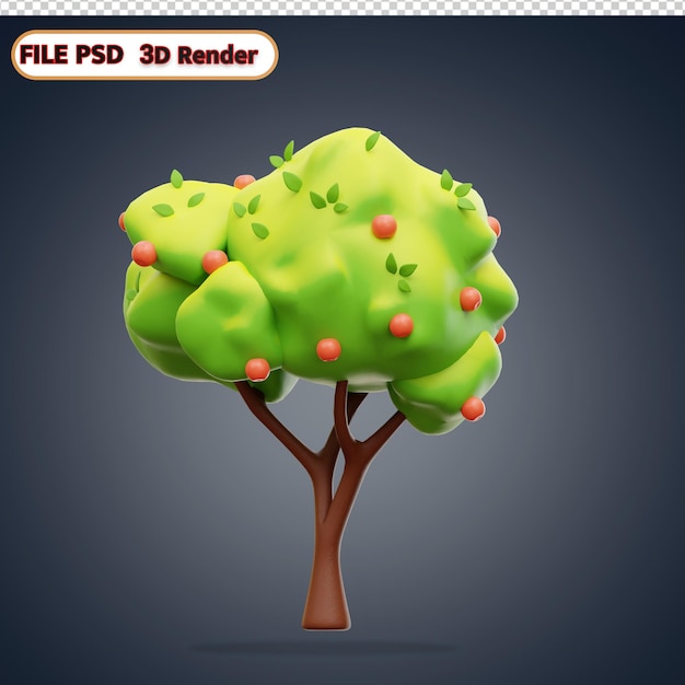 PSD tree green