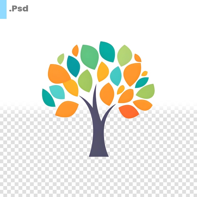 Tree icon vector isolated on white background for your web and mobile app design;tree logo concept psd template