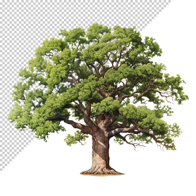 PSD Дерево, изолированное на прозрачном фоне