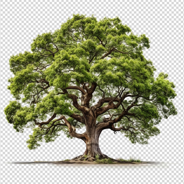 PSD tree isolated on white background