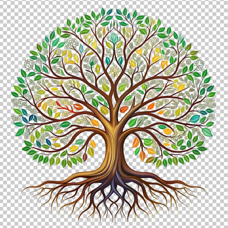 PSD tree of a life clipart39 on transparent background