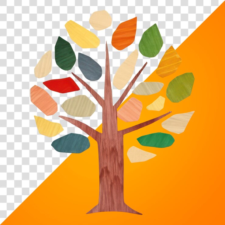 PSD tree painting plant leaf