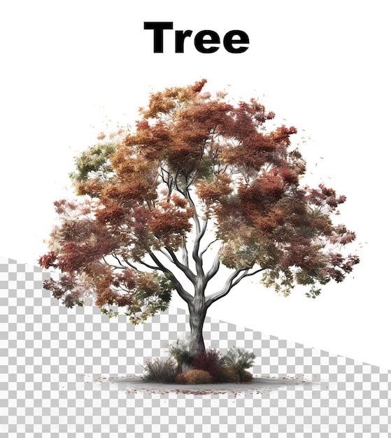 Poster dell'albero con il titolo dell'albero.