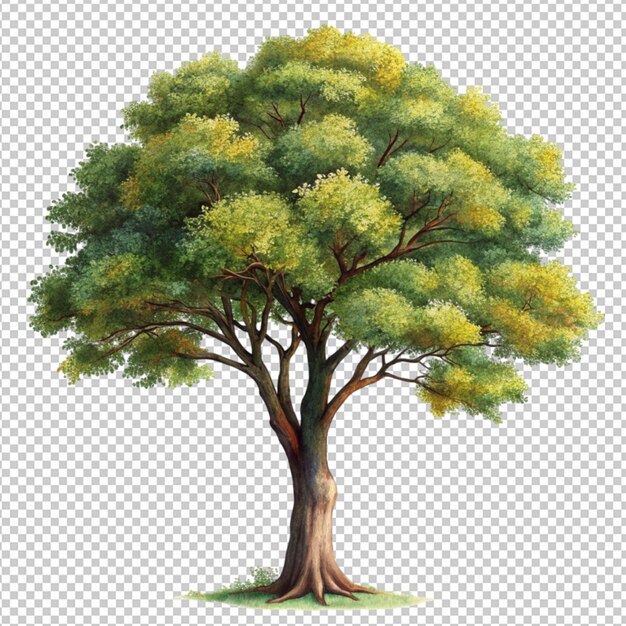 PSD tree on transparent background