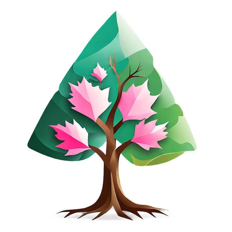 PSD tree transparent background