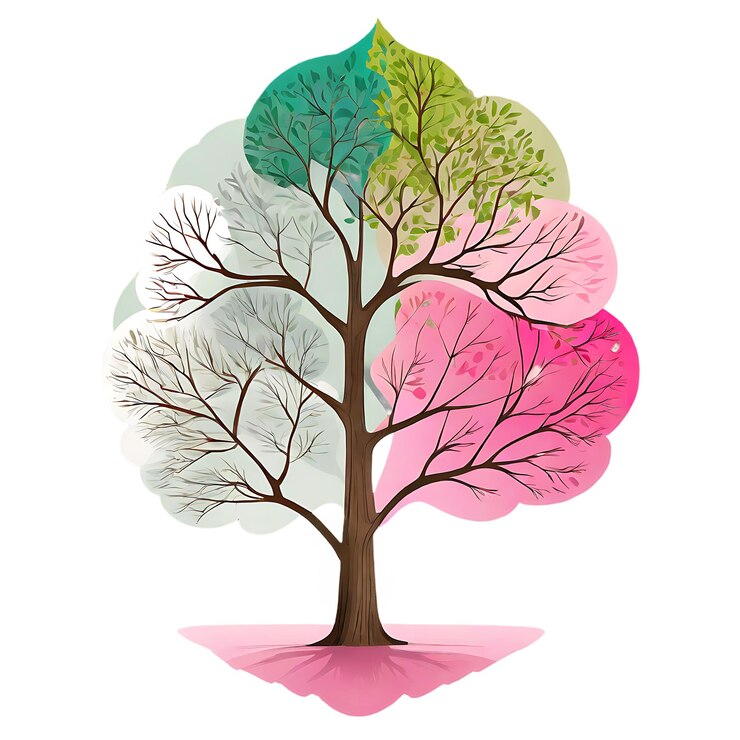 PSD tree transparent background