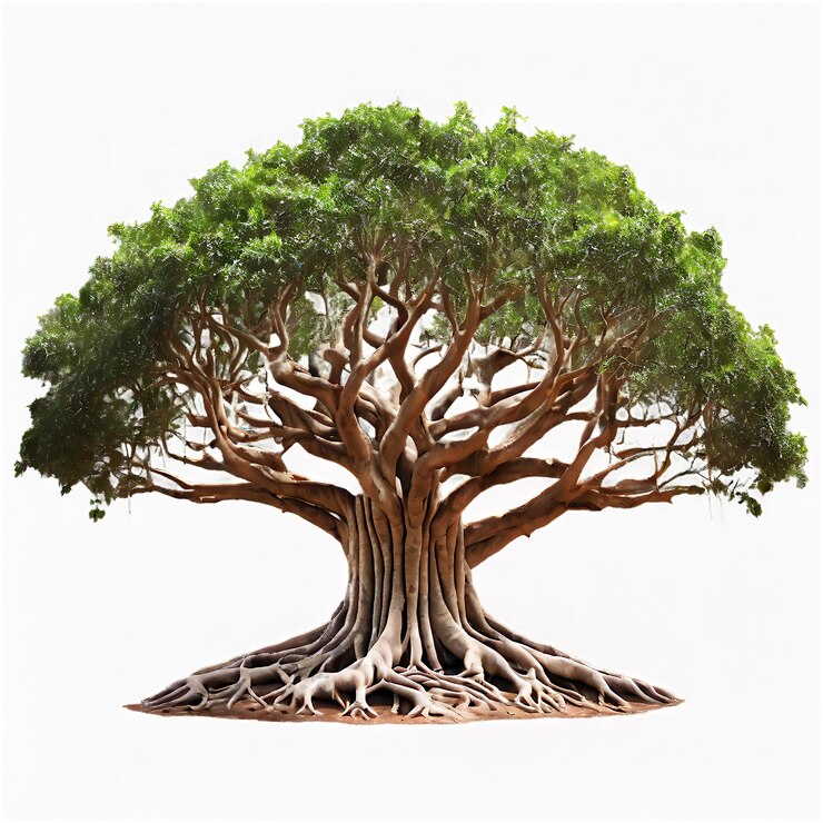 PSD tree transparent background