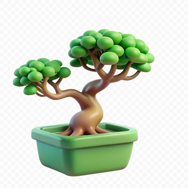 PSD a tree with green leaves on it