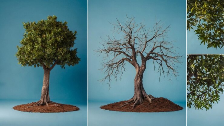PSD a tree with no leaves and the bottom left of the image is shown