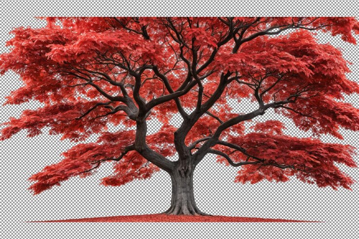PSD a tree with red fruit
