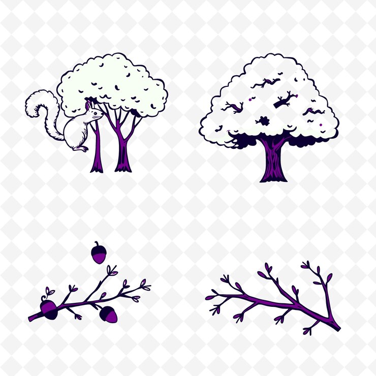 PSD a tree with a tree on it and the word tree on it