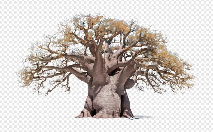PSD a tree with a trunk that has the word tree on it